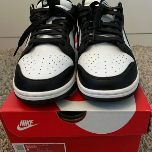 Nike Dunk Low Retro “Panda” "White/Black" Shoes - Picture 3 of 5